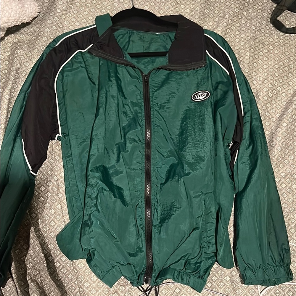 Green and Black Men's Jacket